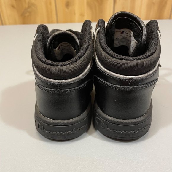 Champion Shoes Champion 3 On 3 Black Sneakers High Top Basketball